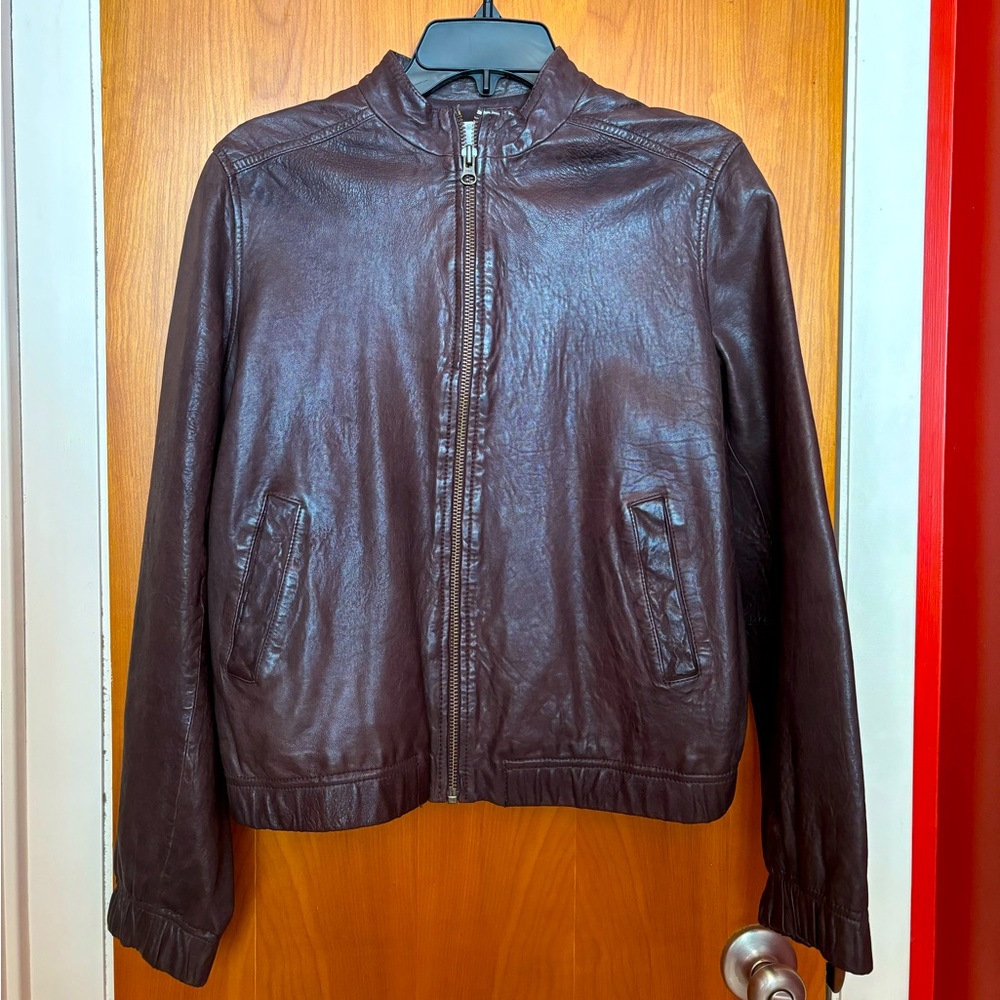 Leather jacket